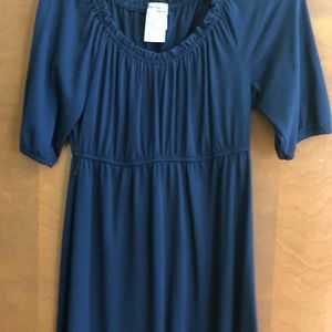 3/4 Sleeve, Short Navy Dress